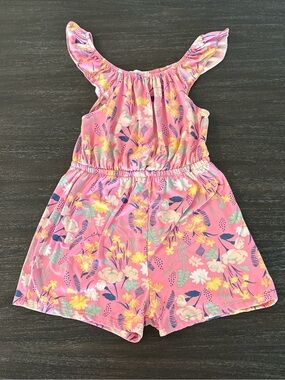 Young Hearts Girls 10 Pink Romper